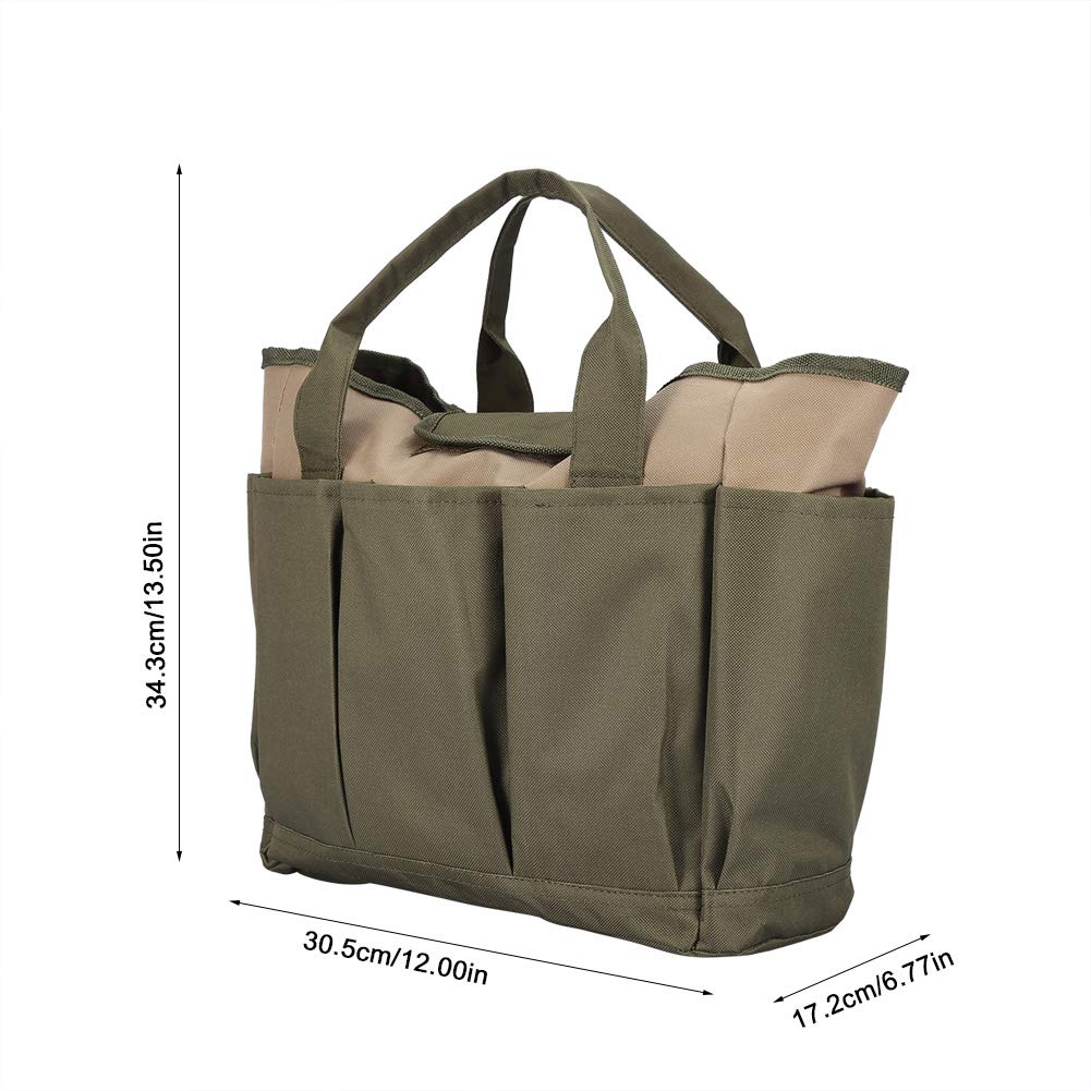 Large Capacity Cordura Tool Bag for Garden Tools and Gardening Waterproof and Durable Perfect for Rainy Mountain and Convenient for Plant Tool Sets