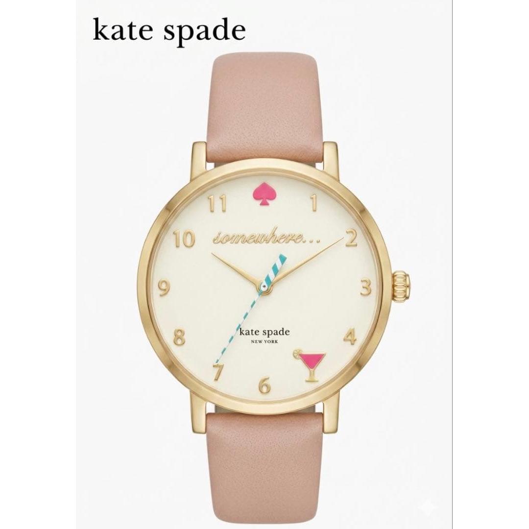Used [Good Condition] Kate Spade Watch Pink Gold Ladies Elegant Popular