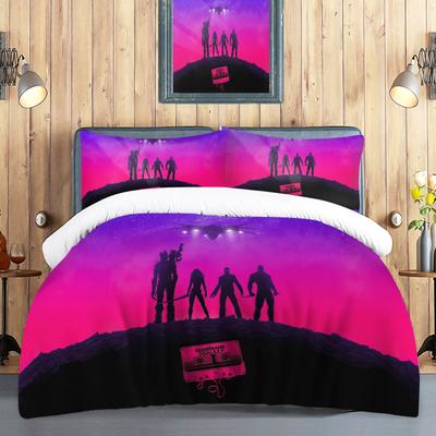 I Am Groot Povlak na peřinu Dětský Roztomilý Kreslený Přikrývka 100% Polyester Šetrný k pokožce Prodyšný Přikrývka Ložní soupravy