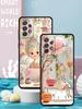 Cartoon-Mädchen-Handyhülle für Samsung Galaxy A55 A35 A15 A14 A13 A25 A54 A51 A71 A72 A73 A32 A52 A41 5G Weiche TPU-Schale Fundas Taschen