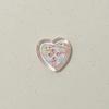10Pcs Ins Fresh Heart Transparent Button Cardigan Sweater Coat DIY Craft Buttons Women Clothing Sewing Accessories