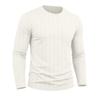 Men S Long Sleeve Crew Neck Pullover Knit T Shirt Casual Fall Winter