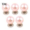 Removable Clothing Buttons 5Pcs Fake Pearl for Clothing, Decorative Brooch Pins, No Anti-exposure Women Sew Safety Pins Shirt Neckline Embellishment,