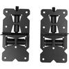 Garden Gate Hinge Bolt Kit, Carbon Steel, Style Fence Gate Door Latch Hardware, for Yard, Garden, Shed, Pool