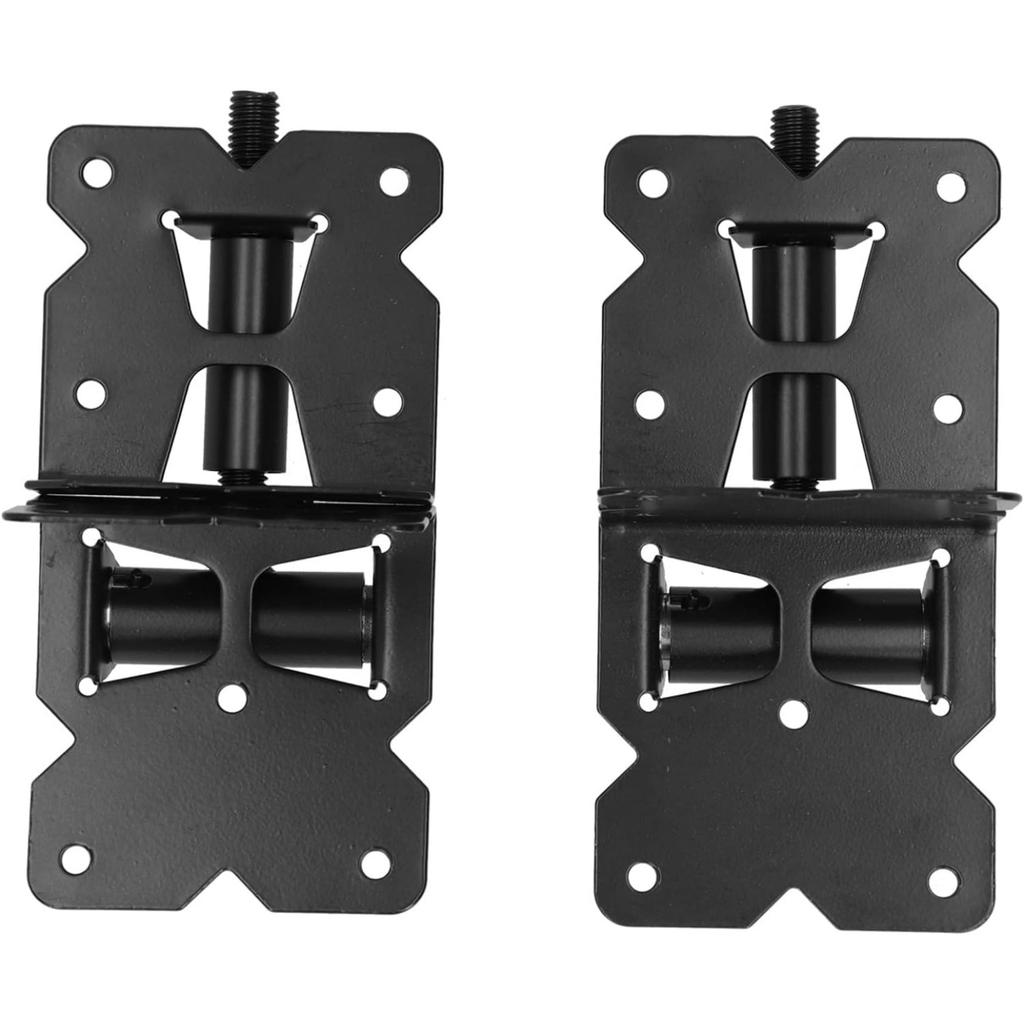 Garden Gate Hinge Bolt Kit, Carbon Steel, Style Fence Gate Door Latch Hardware, for Yard, Garden, Shed, Pool