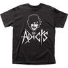 26 The Adicts Monkey Pánské tričko Rock And Roll Klasické tričko kapely Nové Černé Unisex tričko