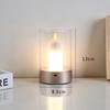 Rechargeable Sensor LED Candle Light Dimmable LED Lamp New Flameless Wick Light  Bedroom