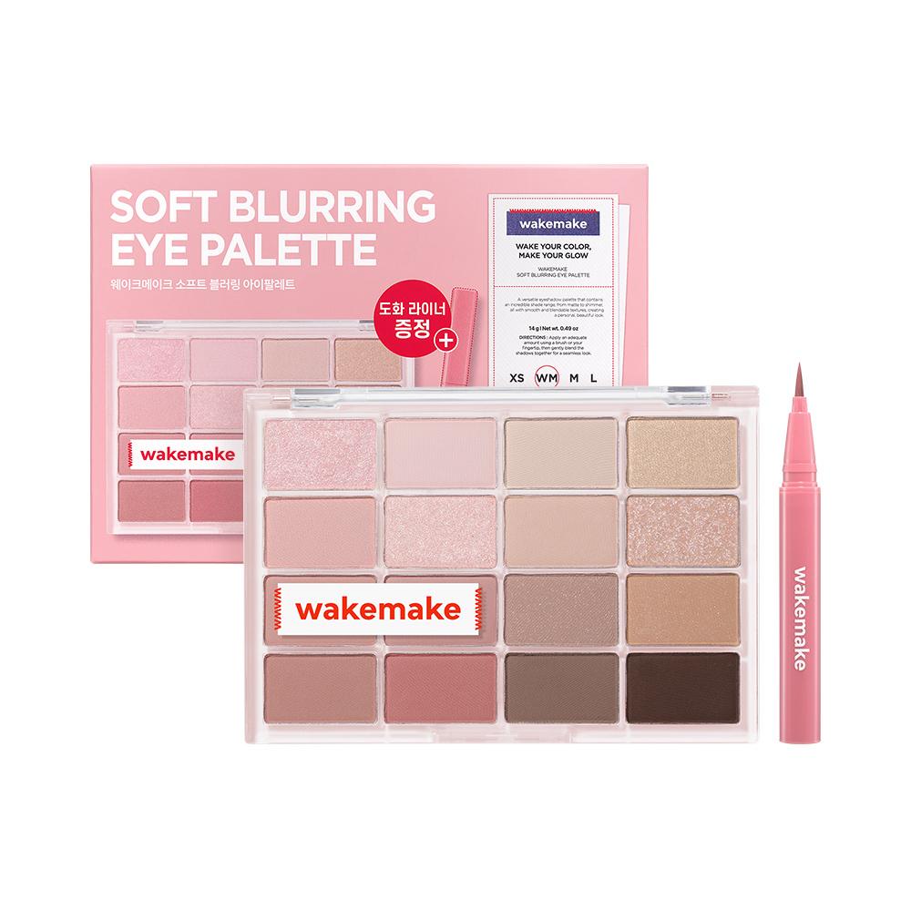 WAKEMAKE Soft Blurring Eye Palette 26 Colors
