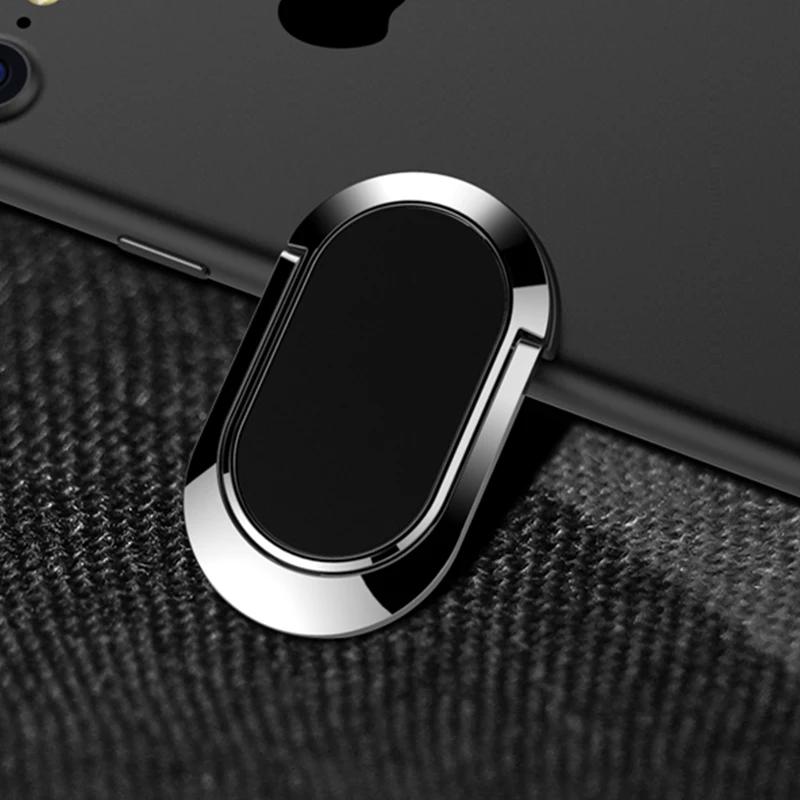 

Вращающийся магнитный держатель для телефона в машину, металлический держатель для кольца на палец для iPhone 15 14 Samsung Huawei, универсальные аксессуары для телефонов