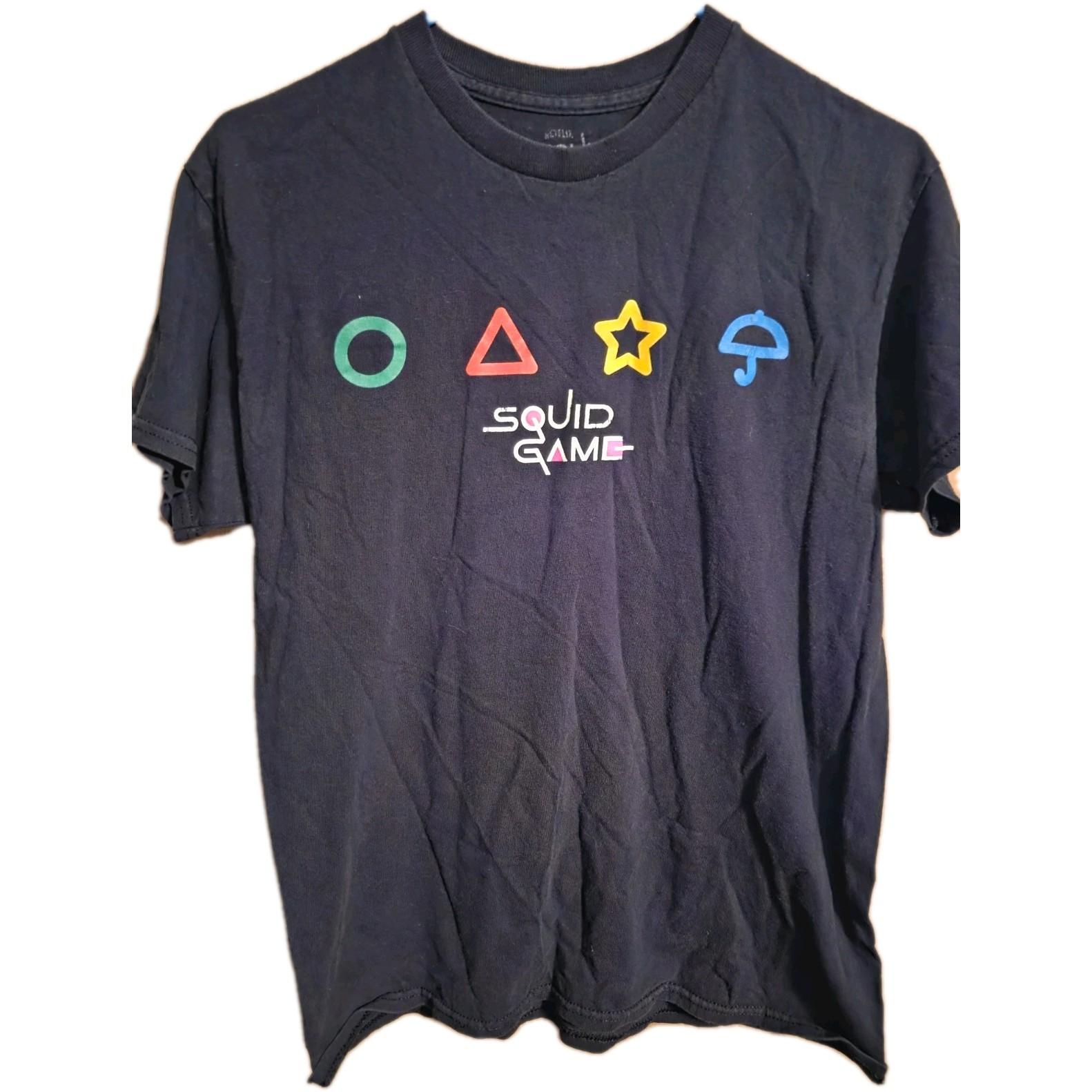Squid Game Promo Netflix Size Medium Unisex T-Shirt XL