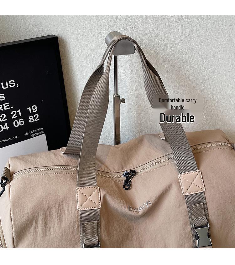 Cross-border Handheld Travel Bag with Wet/Dry Separation, Shoe Compartment, & Fitness/Sports Use.