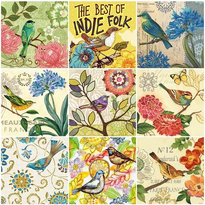 5D Diamond Mosaic Bird Animal Full Drill Round Diamond Painting Flower Embroidery Kits Handmade Gift Art