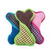 Bone-Style Teething-Resistant Plush Dog Toy with Corn Velvet Edging for Boredom Relief