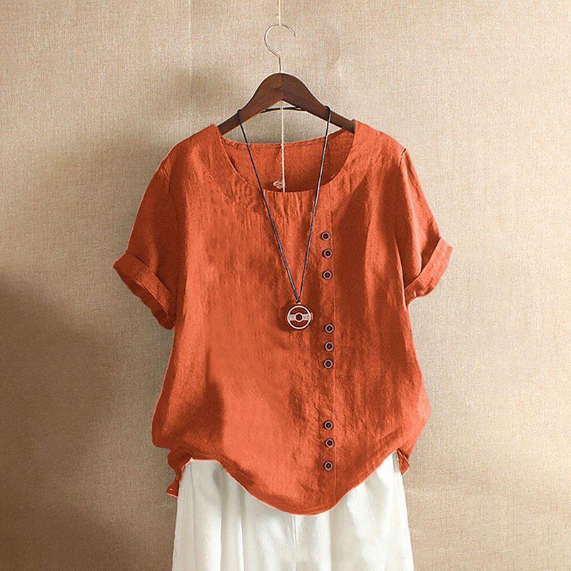 Casual Loose Short Sleeved T-shirt for Women Casual Loose Short Sleeves T-shirt