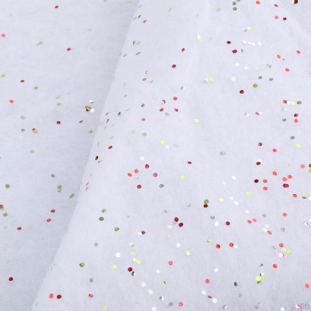 Christmas Snow Blanket Artificial Glitter Draped Winter White for Scene