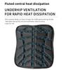 Motorcycle Seat Cover Front Rear Seat Cushion Thicken Breathable Cover Shock Absorption Seat Pad Cushion for Long Ride