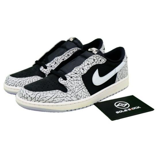 

Air Jordan 1 Retro Low OG Black Cement CZ0790-001 EU 47.5 чорний