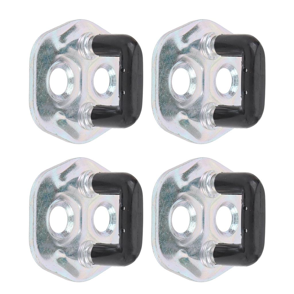 4 Pcs Metal Scratch Proof Door Lock Striker Plate Impact Resistant for Elgrand Skyline R32