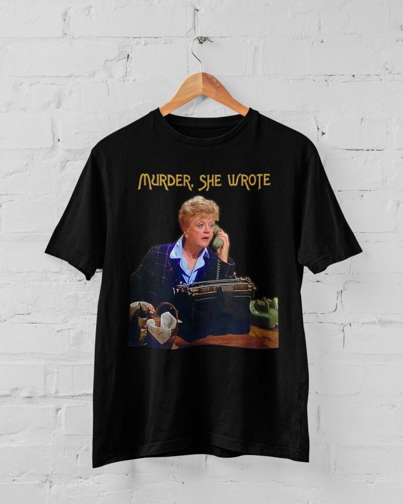 

Murder She Wrote T-Shirt Angela Lansbury Jessica Fletcher Shirt Unisex T-Shirt XXXXL