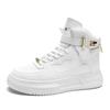 Mode High Cut und hohe Höhe Herrenschuhe 2024 neuer Trend vielseitige Sport- und Freizeit kleine Whiteboard-Schuhe Outdoor-Laufschuhe