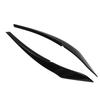 1 Pair Headlight Eyebrow Left Right UV Protection Front Light Eyelid Cover Fit for 1 Series F20 F21 Pre‑Facelift 2011
