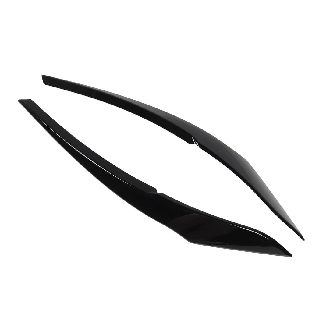 1 Pair Headlight Eyebrow Left Right UV Protection Front Light Eyelid Cover Fit for 1 Series F20 F21 Pre‑Facelift 2011
