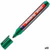 Marqueur Permanent - EDDING - 300 - Vert - 10 Unités - Pointe Ronde