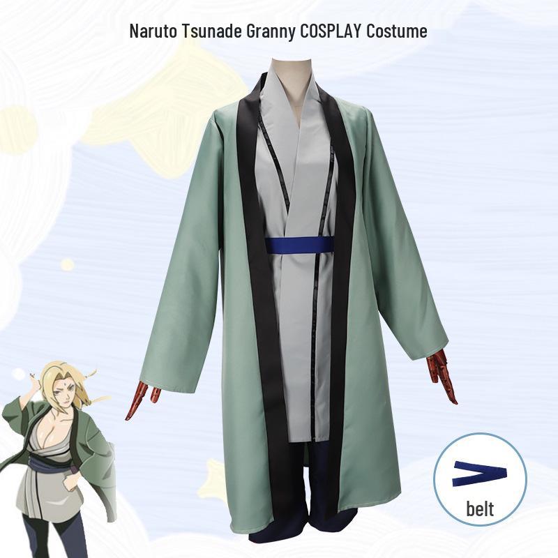 Tsunade Naruto Cosplay Costume - Anime Role Play Outfit Available