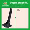 GP POWER Performance Ignition Coil Pack 4PCS Compatible With Mitsubishi Outlander Sport. 2.4L Replacement For FK0488 1832A083
