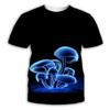 Men's Graphic Mushroom Shirt T shirt Short Sleeve T shirt 3D Print Round Neck Shirt Exaggerated Party Daily Clothing