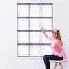 2026 Dry Erase Calendar – Large Yearly Wall calendar 2026, 38.2'' x 25.2'', 2-Side Reversible Calendar 2026, Vertical/Horizontal, Jan 2026 – Dec