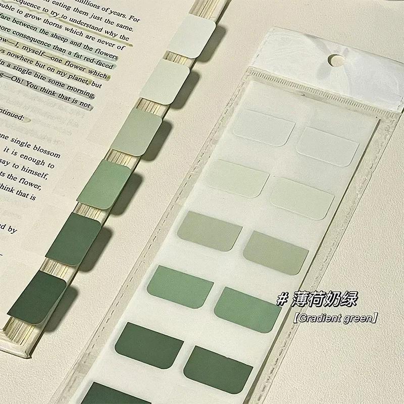 Sticky Index Tabs Multicolor Classification Stickers Sticky Index Label 120PCS Memo Notebook Sticker Office Supplies зелёный