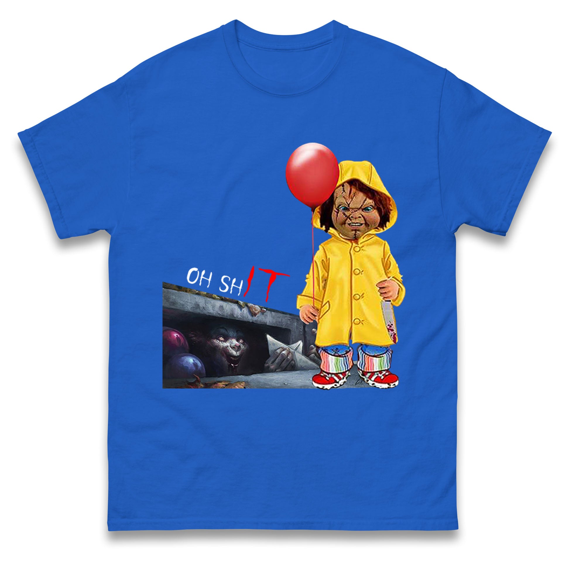 Chucky Doll Horror Halloween Mens T Shirt Womens Tops Teess L