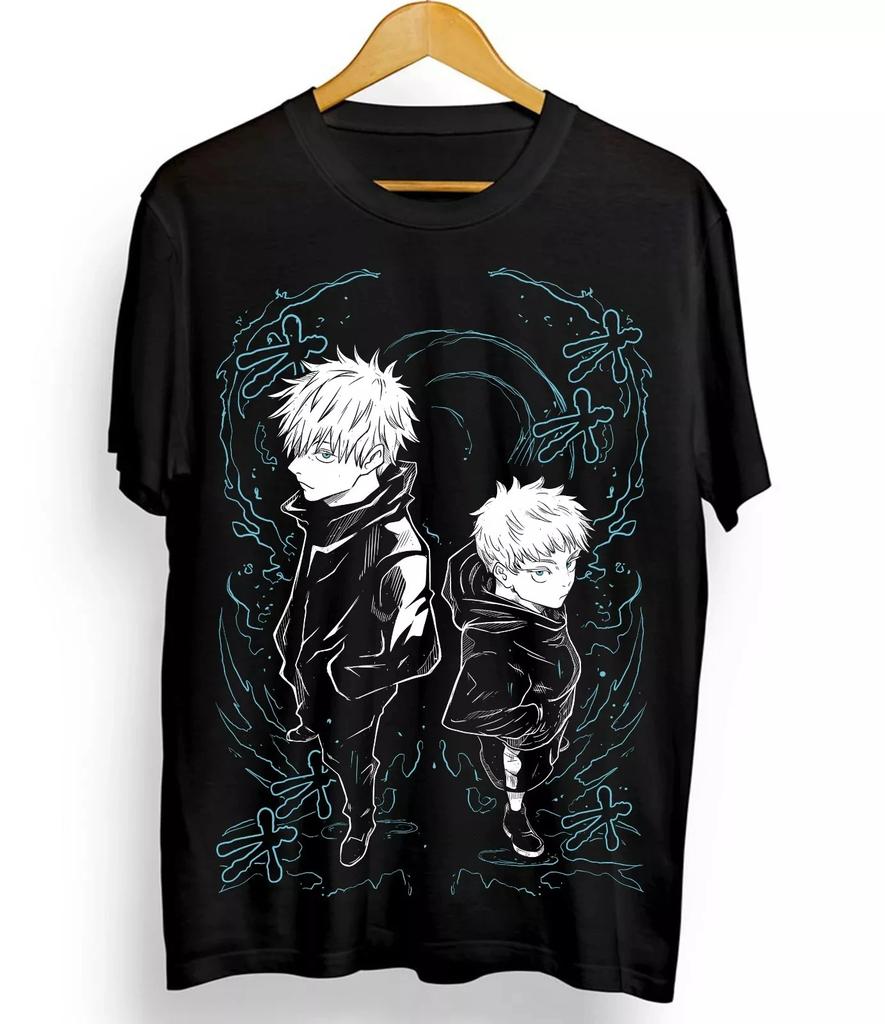 Anime Jujutsu Kaisen Men Women Summer T-Shirt Gojo Satoru Harajuku Vintage Short Sleeve Oversized Casual Fitness Comfort Y2k Top