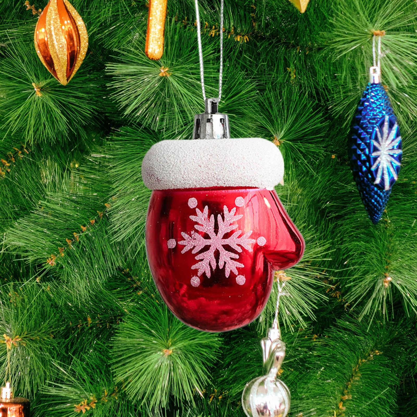 

Рождественские украшения в виде снеговика, елочные украшения, маленькие подвески, хижины, 2 шт. One Size