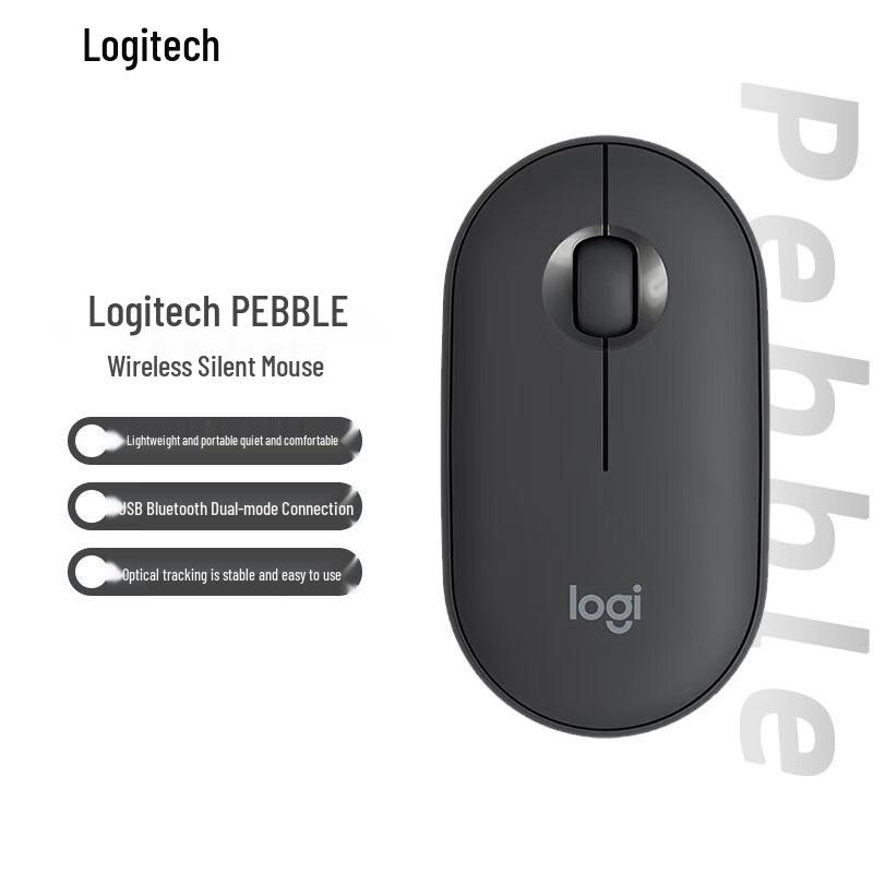 

Logitech PEBBLE Wireless Silent Bluetooth Mouse