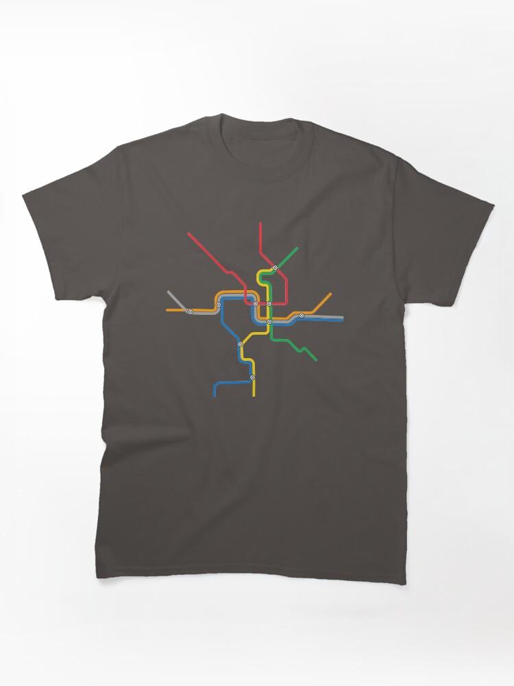 Metro DC Metro Map Classic T-Shirt