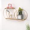 Round Wall Hanging Shelf for Bedroom Decoration, Punch-Free Installation