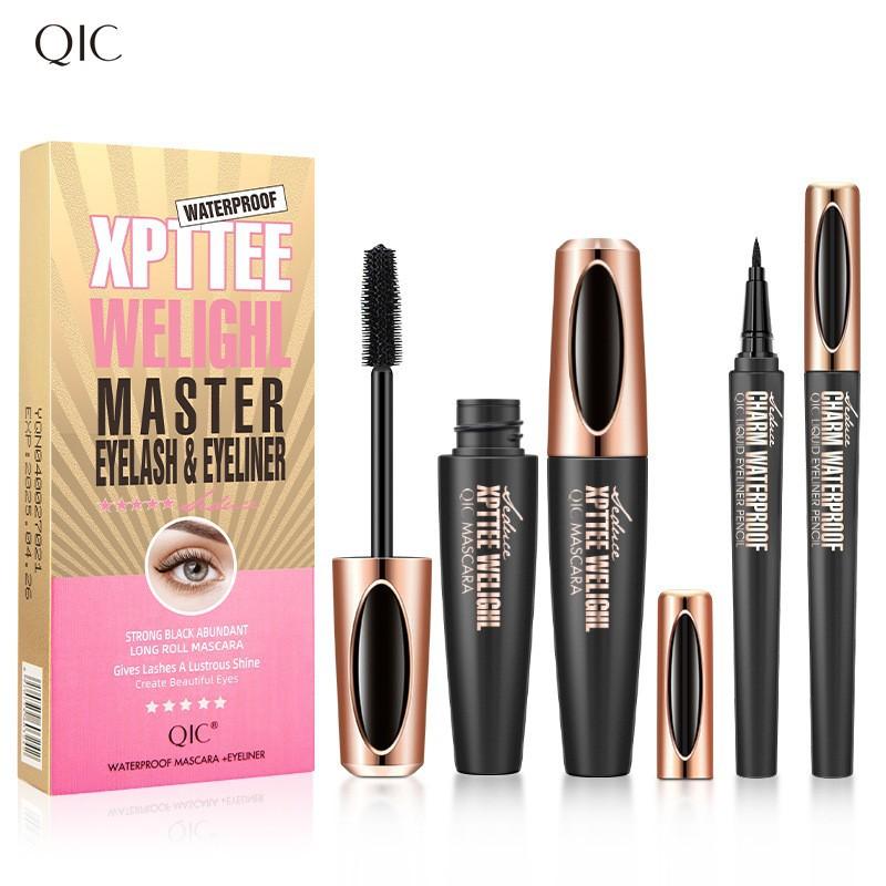Mascara 4D Plump Waterproof Dense Slender Waterproof Non-Smudging Mascara