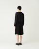 Diaendeukweseucheon Linen Blend Crewneck Knit Top / Black