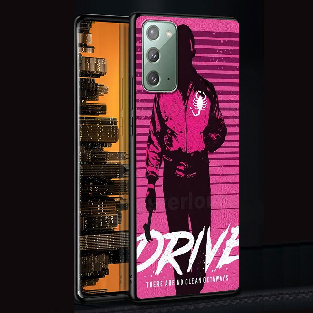 Movie Drive Ryan Gosling Art Case for Samsung Galaxy Note 20 Ultra 8 10 Lite 9 TPU Phone Cover Note 10 Plus Black Soft Shell
