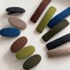 Popular Niche Design New BB Clip Fabric Autumn and Winter Hair Clip Top Broken Hair Flowing Sea Clips Back Simple Headpiece