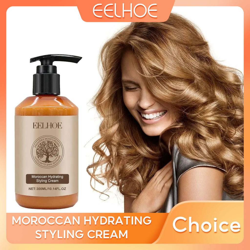 Haarvolumencreme Haarspülung Marokkanische Haarstylingprodukte Lockendefinierende Pflegeessenz Feuchtigkeitsspendende Lockenverstärker