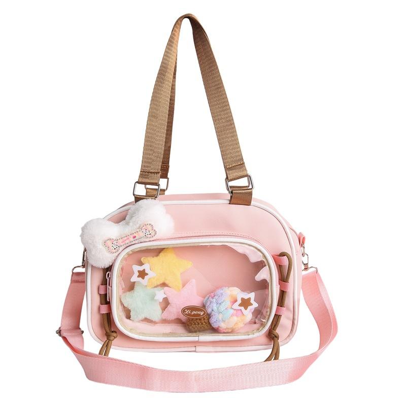 Japanese new small fresh two-dimensional casual cute college style doll pain bag multi-functional messenger bag