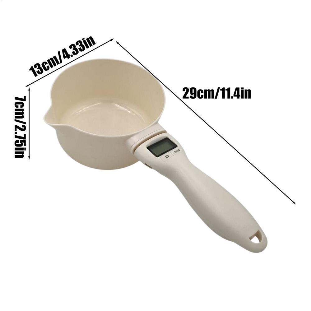 

Kitchen Measuring Spoons Weighing Scoop Tool with LCD Screen Electronic Measuring Spoon for Bakers Chefs Pet Owners Cooking
