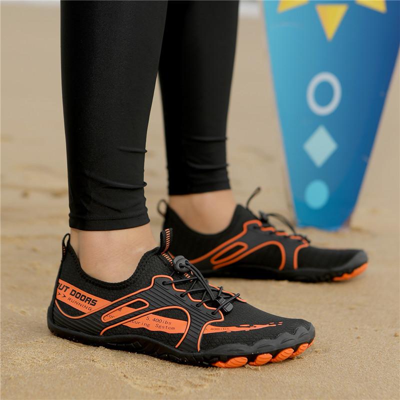 Atmungsaktive Wassersport-Schuhe Unisex Schnelltrocknende Watschuhe Rutschfeste Wasserschuhe zum Surfen Tauchen Angeln