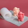 Santa Claus Scented Candle Mold Silicone DIY Soap Mold Christmas Gift Figurine Handmade Crafts Holiday Party Favors