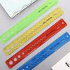 30CM Flexible Ruler Foldable PP Material Eco Friendly Safe for Students Math Drawing Crafts Measurement School Office Supplies