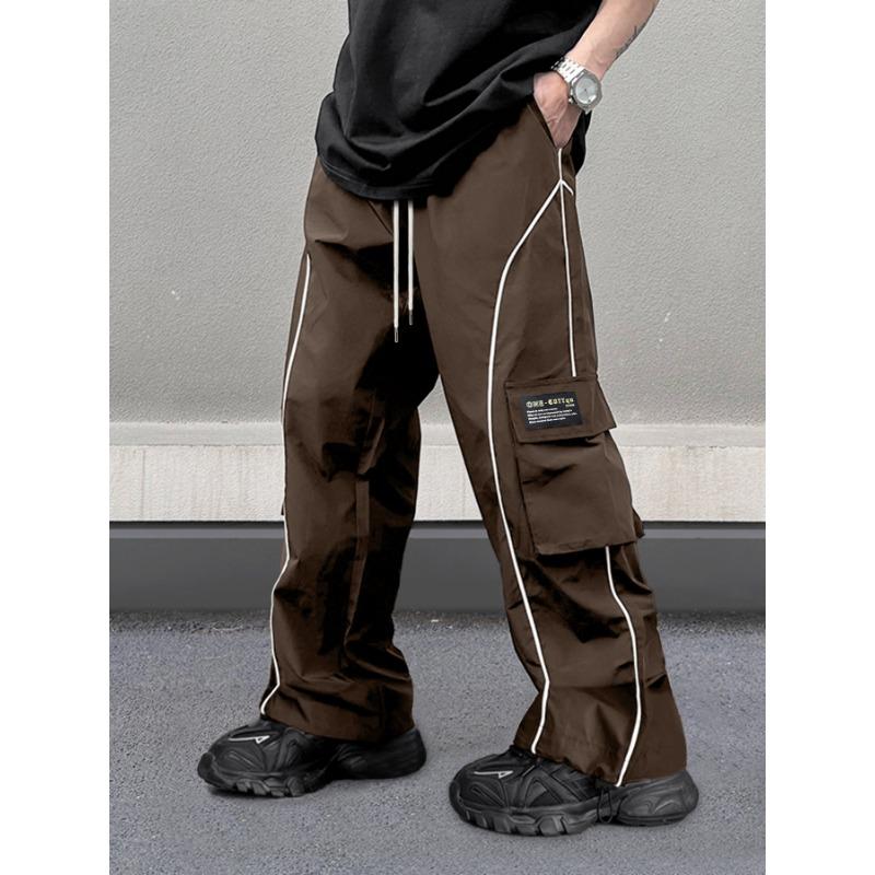 Overalls Men's Summer New Trendy Brand Fashion Loose Casual Pants Leggings