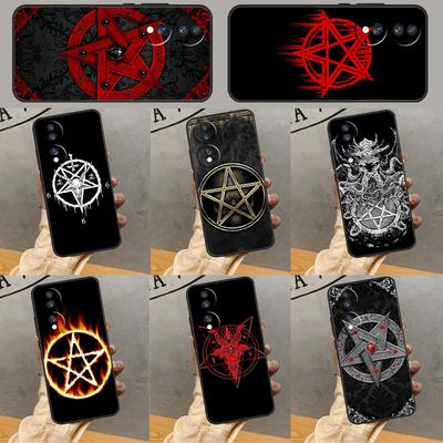 Gotisches Satans-Pentagramm Hülle Für Honor 90 50 70 Lite X9c X8a X8b X9b X9a X8 X9 Honor 200 Pro Magic 5 6 7 Lite Abdeckung